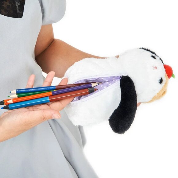 Tsuchineko Fuwa Fuwa Black Cat Pen Pouch Collection Selkirk Rex Black Plush - Picture 9 of 9